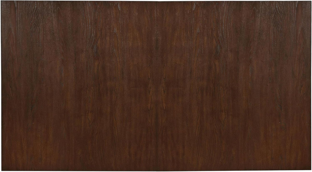 Coaster Home Furnishings - Brockway - Asian Hardwood & Veneer - Transitional Rectangular Dining Table with Extension Leaf and Trestle Base - Dining Room & Kitchen - 104 Inch - Antique Java - 110311