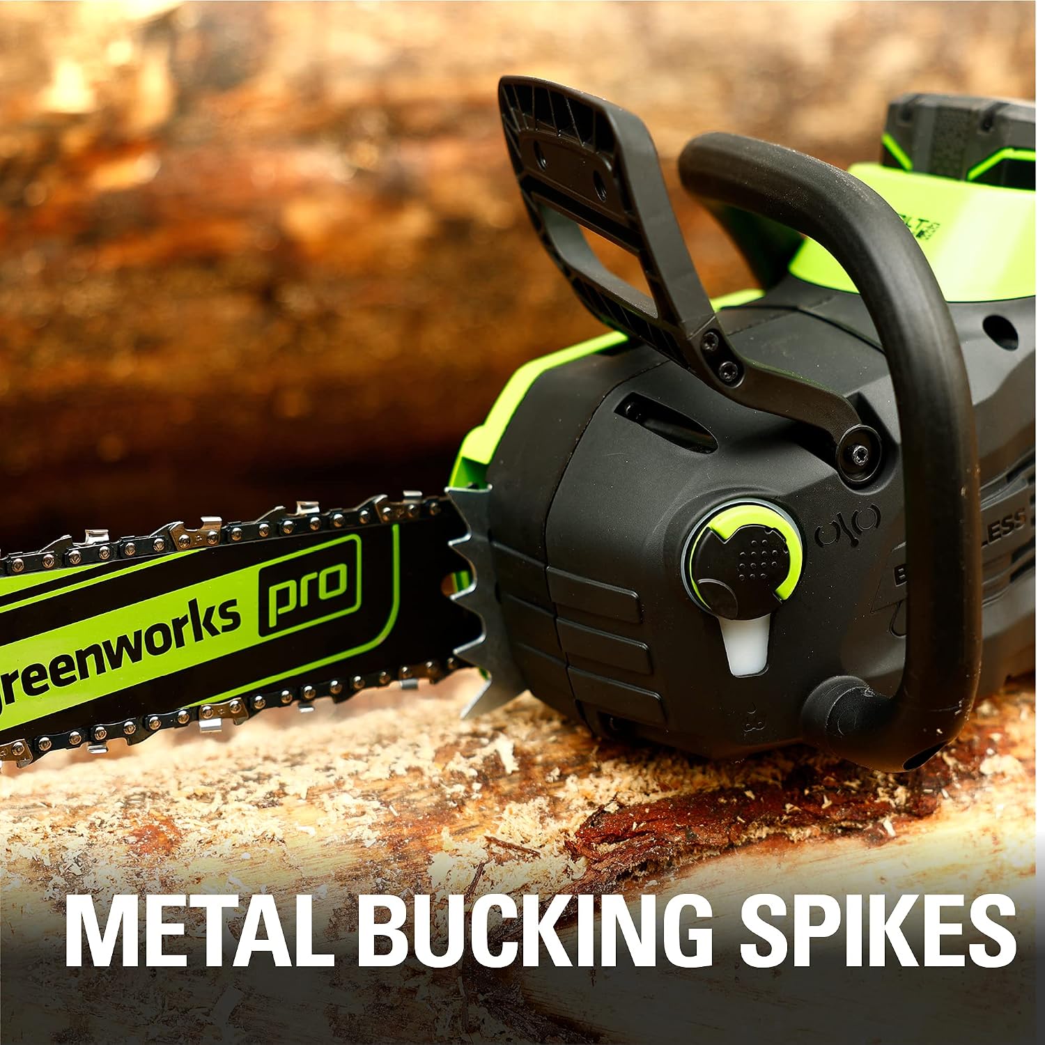 Greenworks 80V 16' Brushless Cordless Chainsaw (Great For Tree Felling, Limbing, Pruning, and Firewood / 75+ Compatible Tools), Tool Only