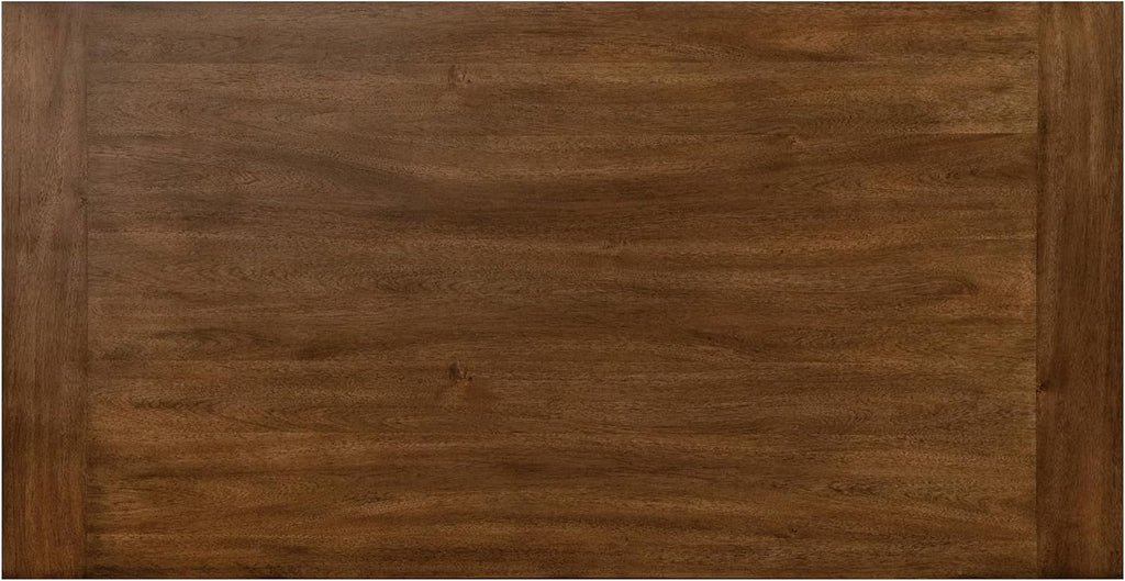 Furniture of America Zephyrine Rustic Solid Wood 76-inch Rectangle Dining Table with Trestle Base, Seats up to 6, Easy Assembly, for Home, Kitchen, Living Room, Brown