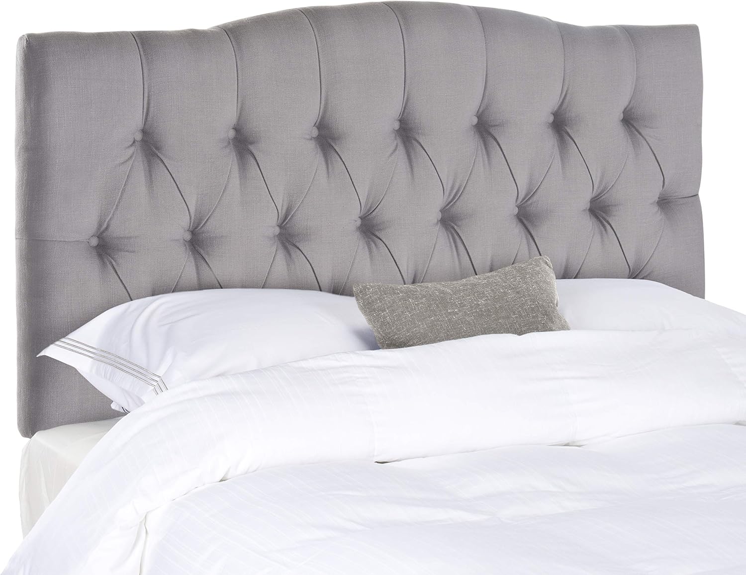Safavieh Axel Arctic Grey Upholstered Tufted Headboard (Full)