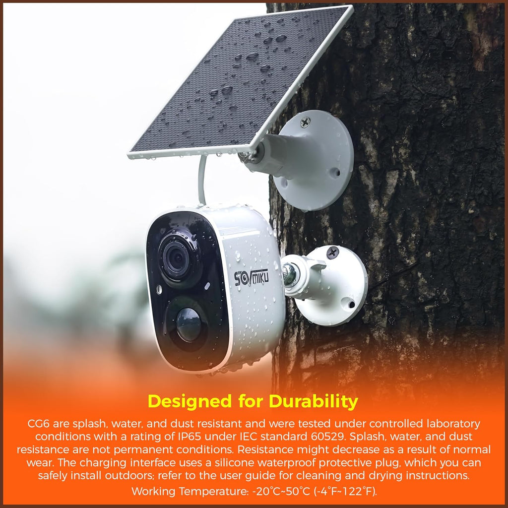 Vicohome AI 2K Outdoor Solar Battery Security Cam & Indoor Plug-in Cam System, Two Way Audio, Motion Detection, 360° View, Easy to Setup, Color Night Vision, Audible Siren, 180 Days Exchange Policy