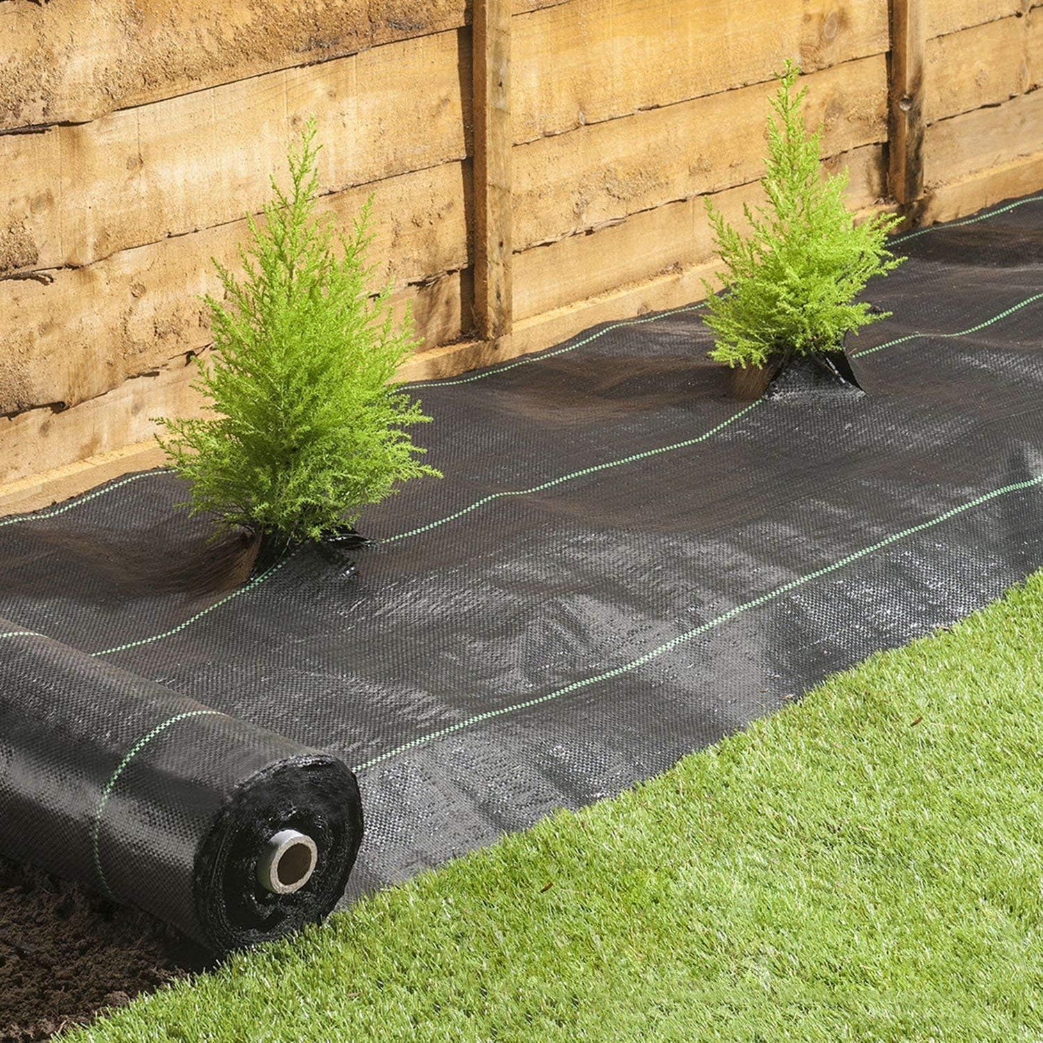 Agfabric 6.5x300ft Landscape Fabric Weed Barrier 3.2oz Ground Cover Garden Mats