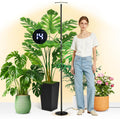 chiphy 85' Full Spectrum Plant Light for Indoor Plants, 40W Grow Light with 1-23 Hours Timer, 10 Dimmable Brightness, Height Adjustable, Aluminum Standing Grow Lamp, Ideal for Indoor Large Tall Plants