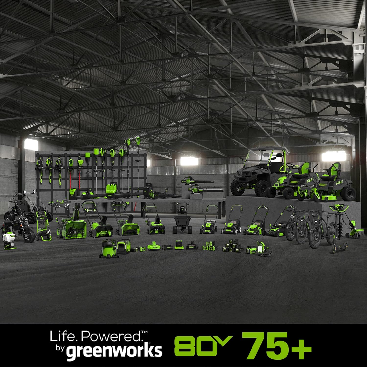 Greenworks 80V 16' Brushless Cordless Chainsaw (Great For Tree Felling, Limbing, Pruning, and Firewood / 75+ Compatible Tools), Tool Only