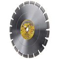 Delta Diamond Kick-Asphalt 14 Inch Diamond Blade, Segmented with Wedge Segments, Wet/Dry Cutting Asphalt, Green Concete, Masonry Block, and Similar Materials (14')
