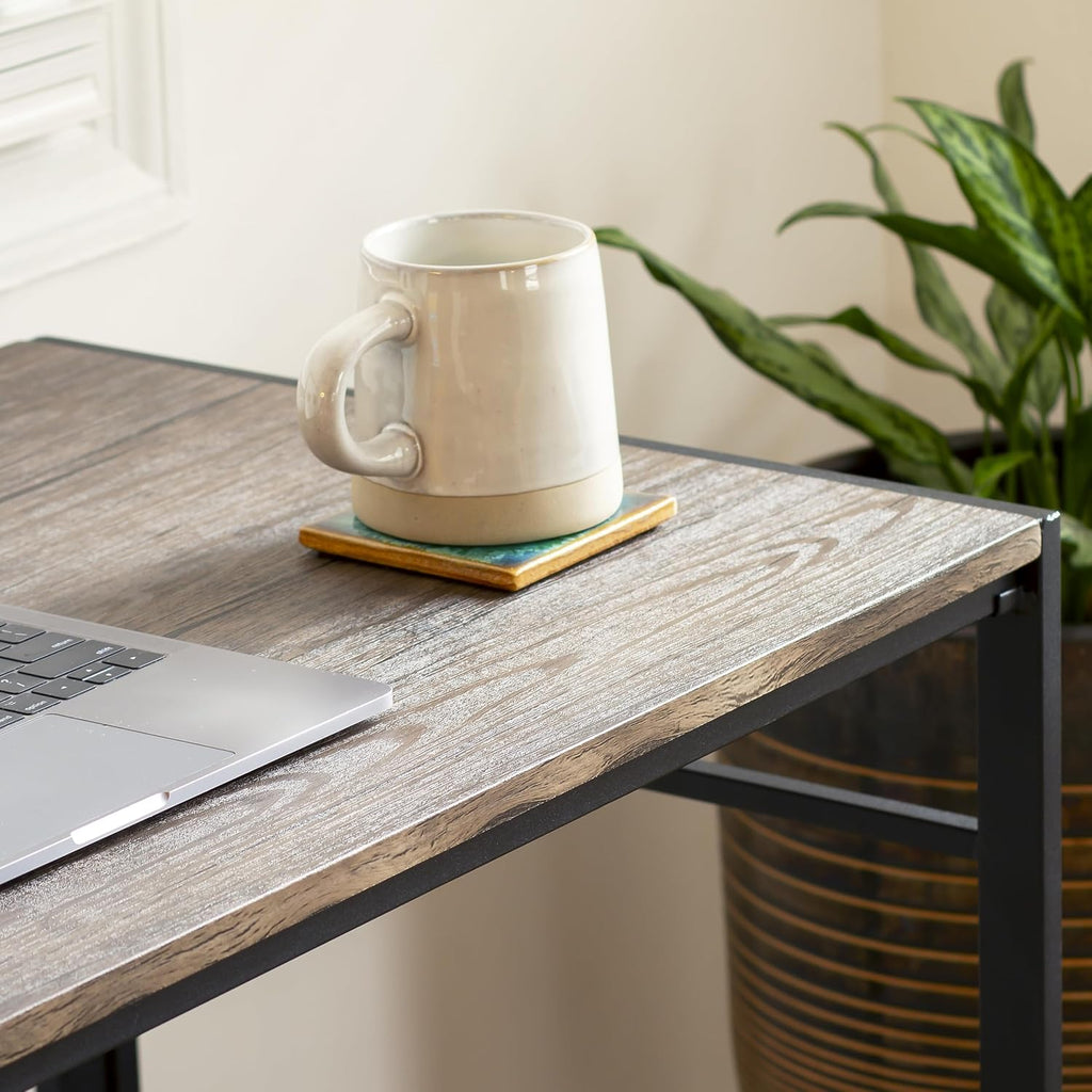 Flash Furniture Walker Rustic Home Office Folding Computer Desk - 40'