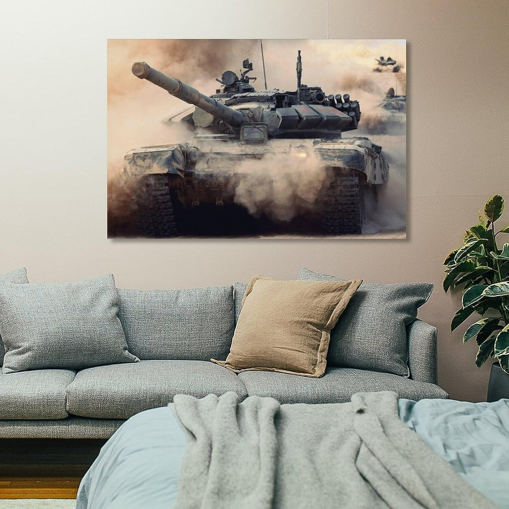 Military Tanks Canvas Wall Art Design Poster Print Decor for Home & Office Decoration POSTER Or CANVAS READY to Hang Canvas Wall Art Print For Wall Decoration 24x36inch(60x90cm)