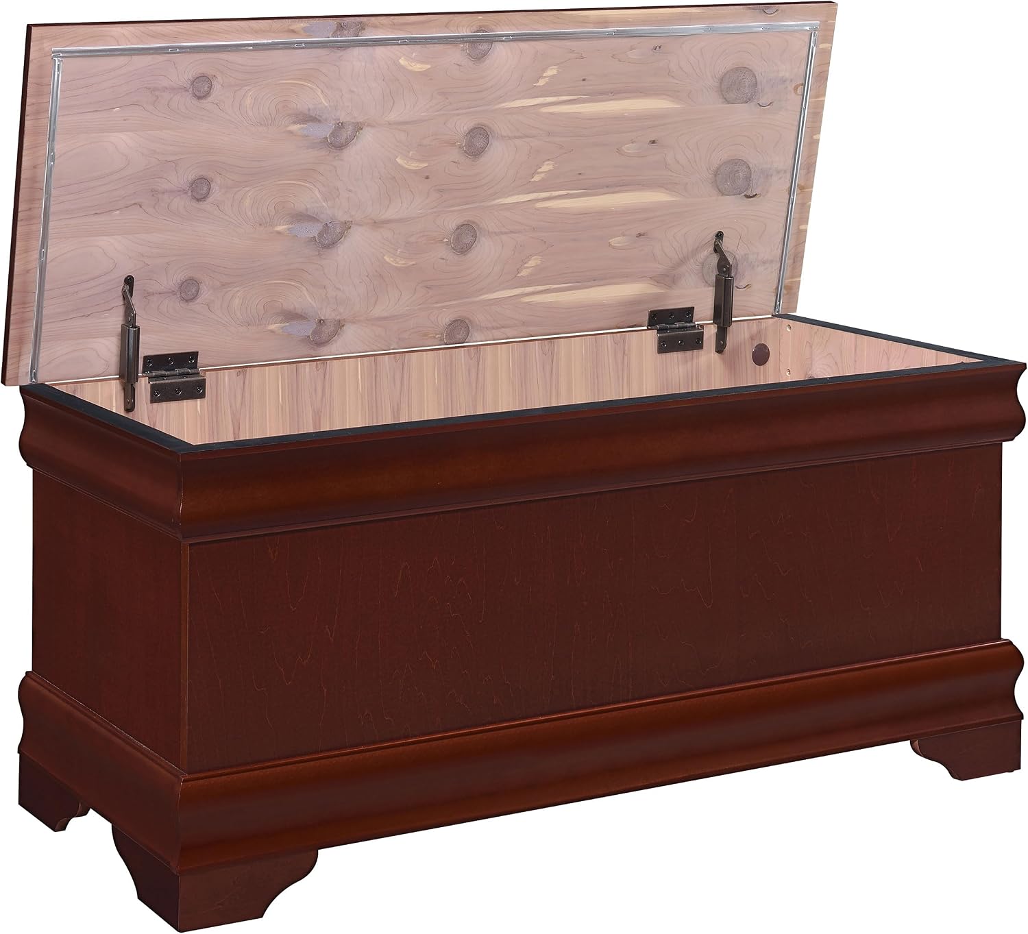 Coaster Home Furnishings - Pablo - Wood - Cedar Chest with Flip-Open Top, Lined Interior and Base Molding - Bedroom - 47-Inch - Warm Brown - 900022
