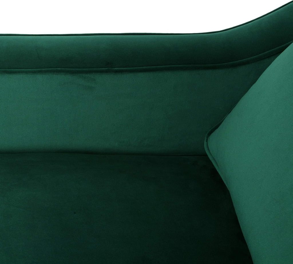 Christopher Knight Home Rachel Contemporary Velvet Club Chair, Green, Dark Brown