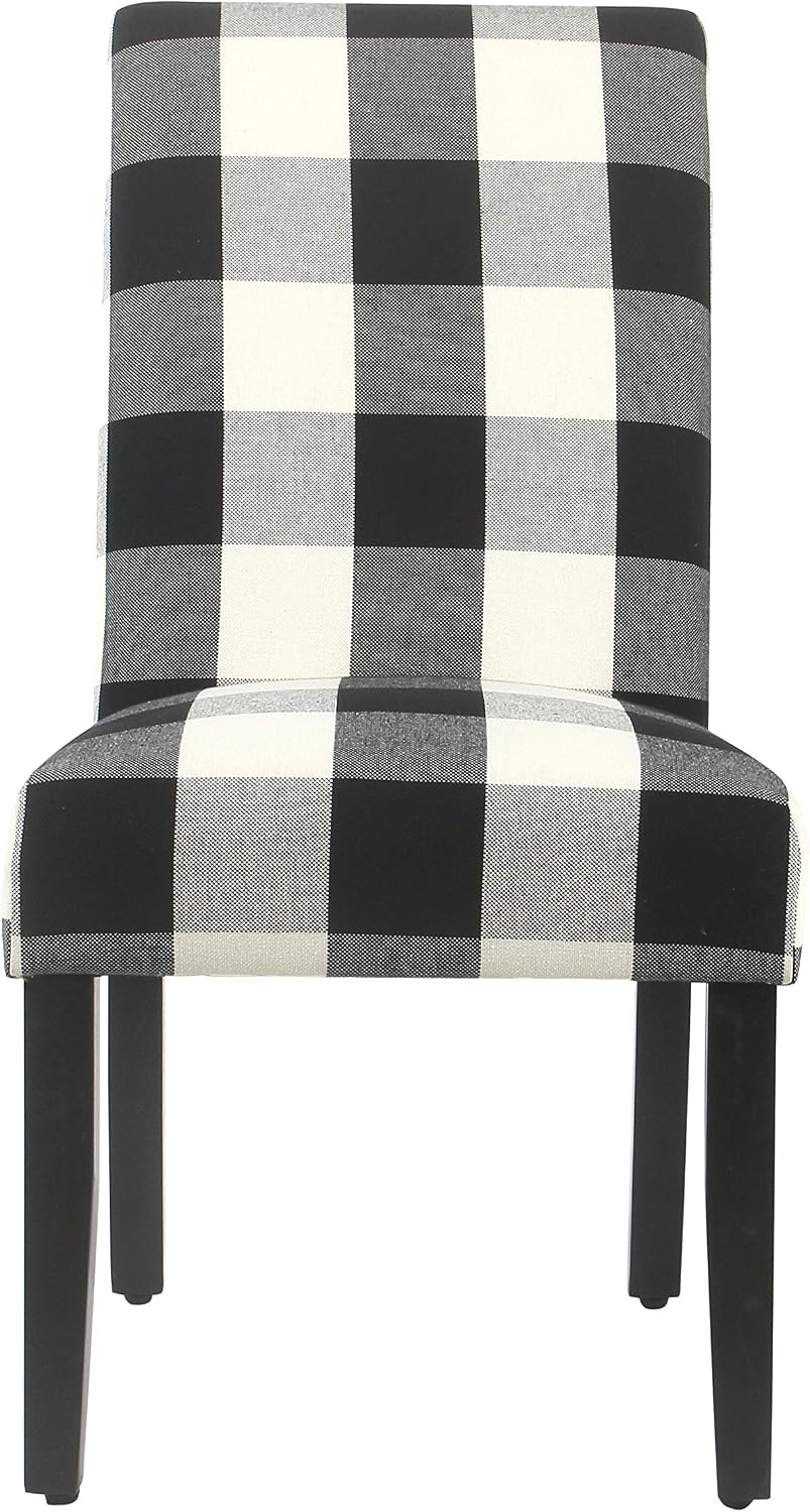HomePop Parsons Dining Chair - Black Plaid (Set of 2)
