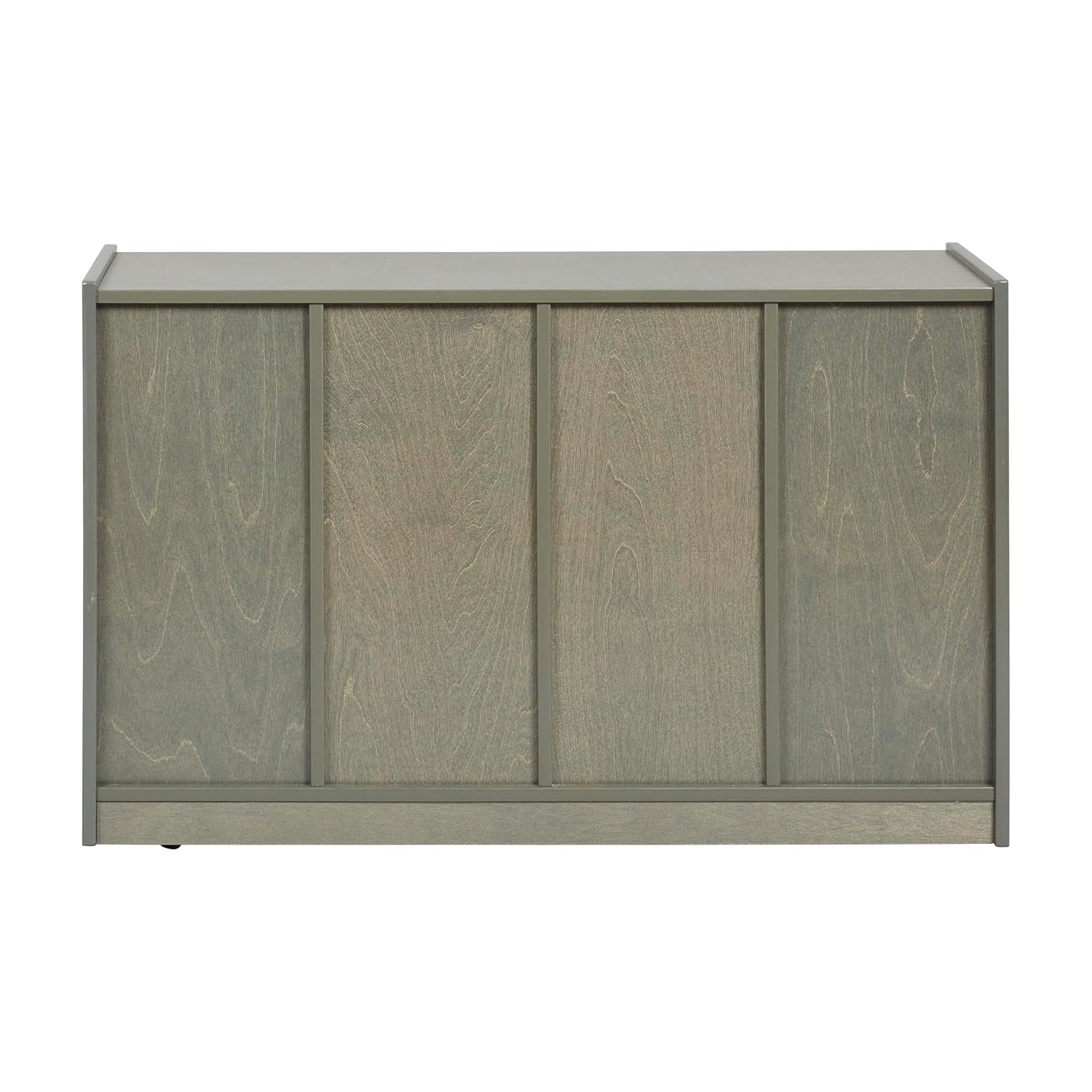 ECR4Kids 12 Cubby Mobile Tray Storage Cabinet, 3x4, Classroom Furniture, Grey Wash