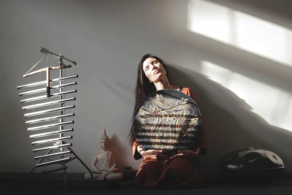 Healing Tool 'Chakra Sound' Rawa | 12-note Tubular Flow Chimes | Meditation Bowl Sound | C major Chakra Scale| Sound Bath Instrument