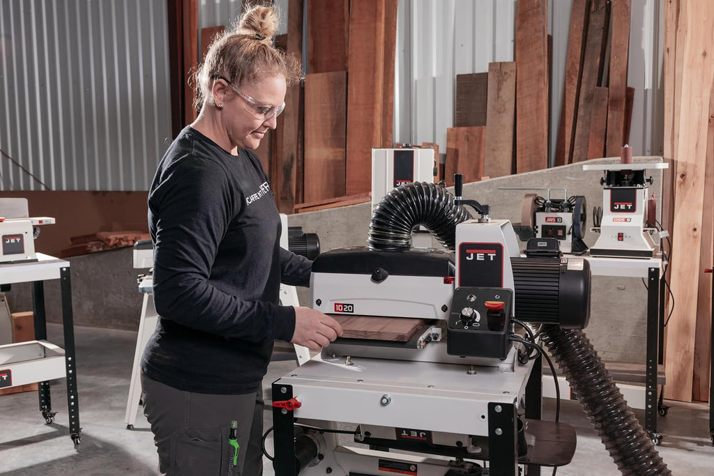 JET 10-Inch Benchtop Drum Sander, 1 HP, 115V 1Ph (Model JWDS-1020)