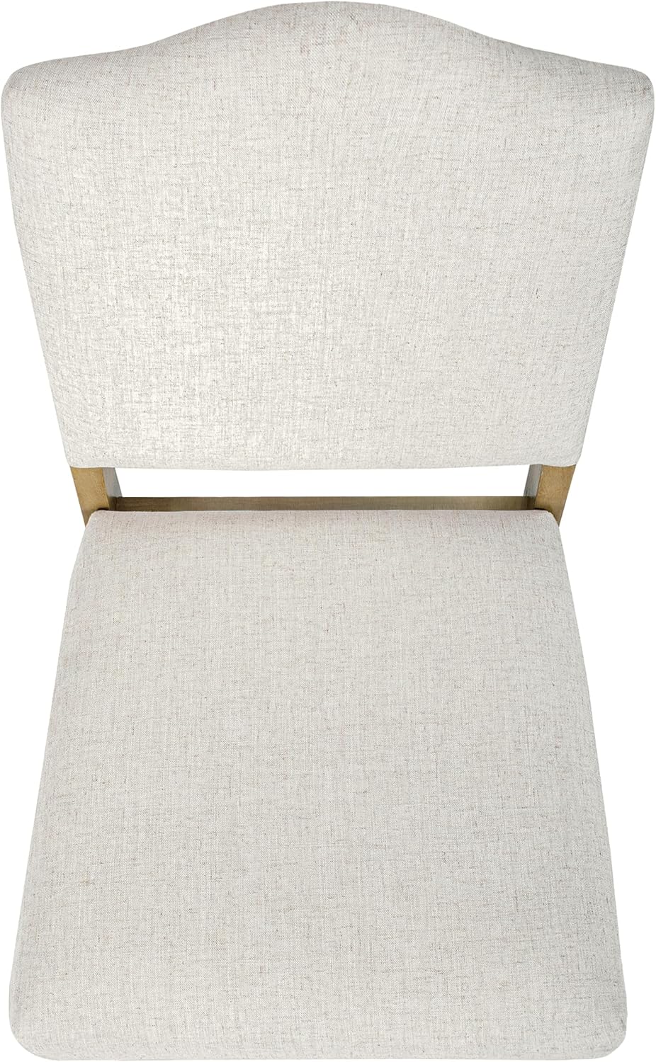 HomePop Open Back Upholstered Dining Chair - Cream Textured Woven (Single Pack)