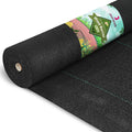 Jevrench 5oz Weed Barrier Landscape Fabric Heavy Duty, 6ft x 250ft Dual-Layer Premium Garden Landscaping Fabric, Ground Cover Weed Control Fabric Outdoor Weed Mat Garden Lawn Fabric