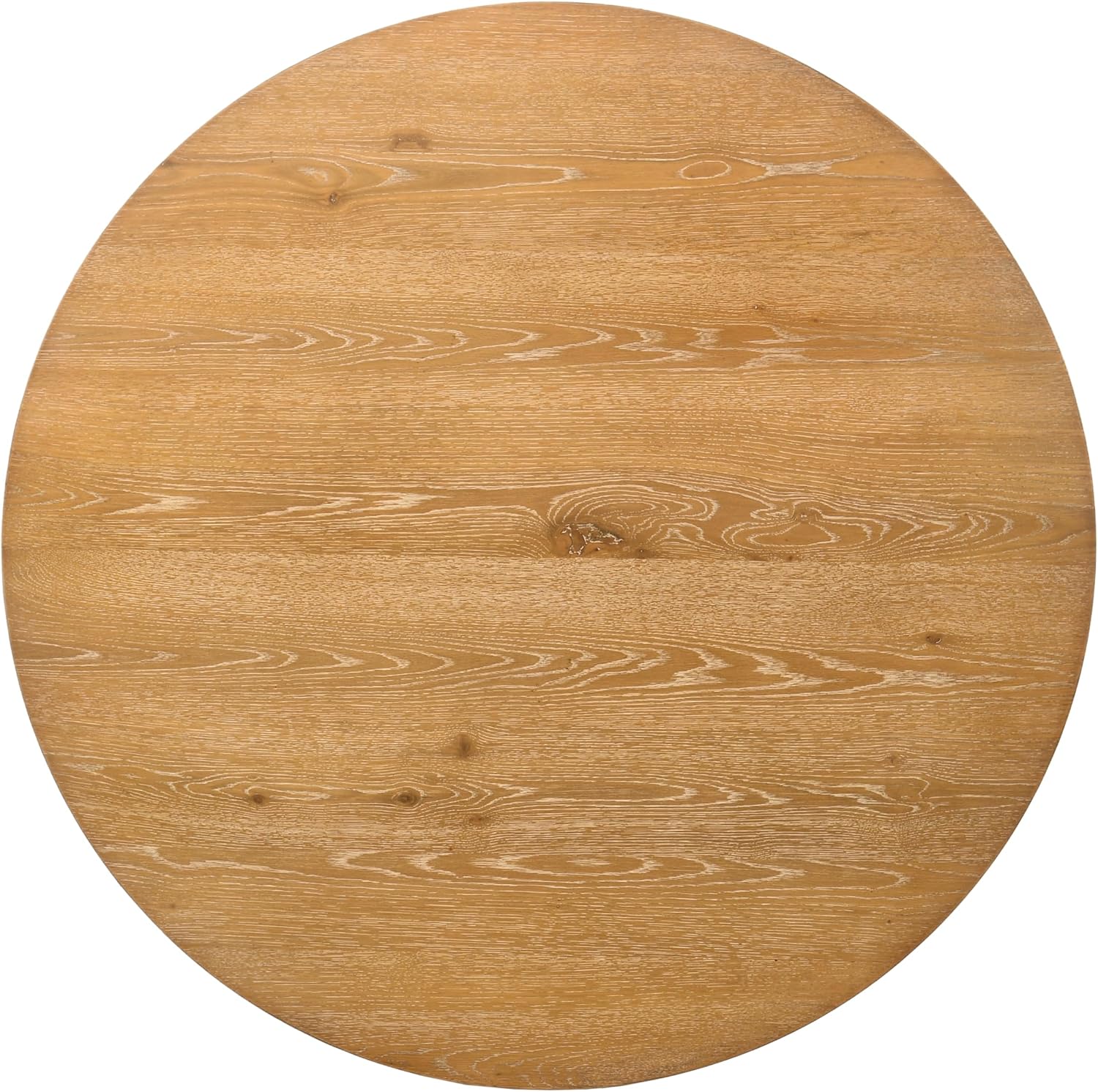Roundhill Furniture Windvale Cross-Buck Base Dining Table, Brown