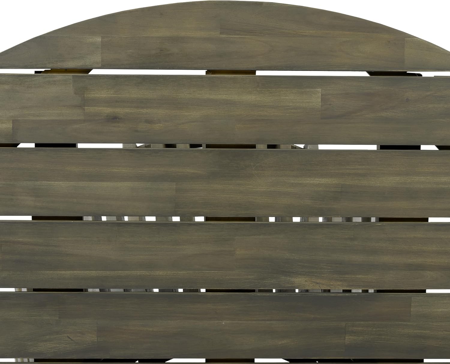 Christopher Knight Home Briar Farmhouse Acacia Wood Round Dining Table, Patio Dining Room Table with Unique Wooden Base for Backyard/Garden, Slatted Design Outdoor Dining Table, Light Teak
