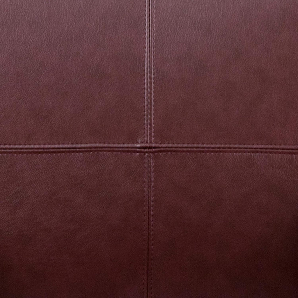 Flash Furniture Taylor Burgundy LeatherSoft Executive Side Reception Chair with Mahogany Legs