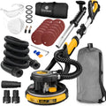 Drywall Sander, 780W Powerful Electric Drywall Sander with Vacuum Attachment, Auto Dust Absorption, Dustless Wall Sander with 26' Power Cord for Popcorn Ceiling, Drywall etc