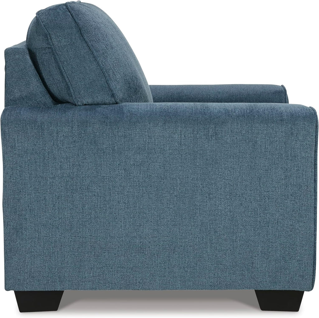 Signature Design by Ashley Cashton Modern Upholstered Chair, Blue