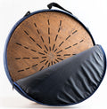 Water-Fall Disc — Wooden Ocean Drum, Geyser, 19.5' (50 cm) | Deep Ocean Waves & Waterfall Sound for Sound Bath, Meditation & Sleep | With Protective Bag