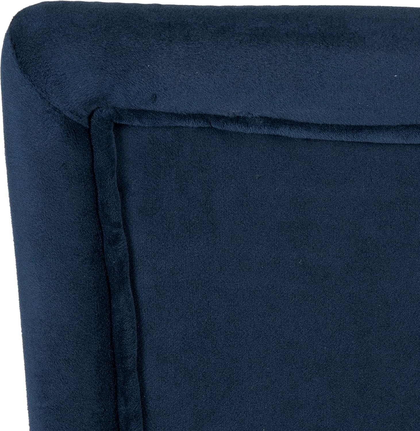 HomePop Parsons Classic Upholstered Accent Dining Chair, Set of 2, Navy Velvet