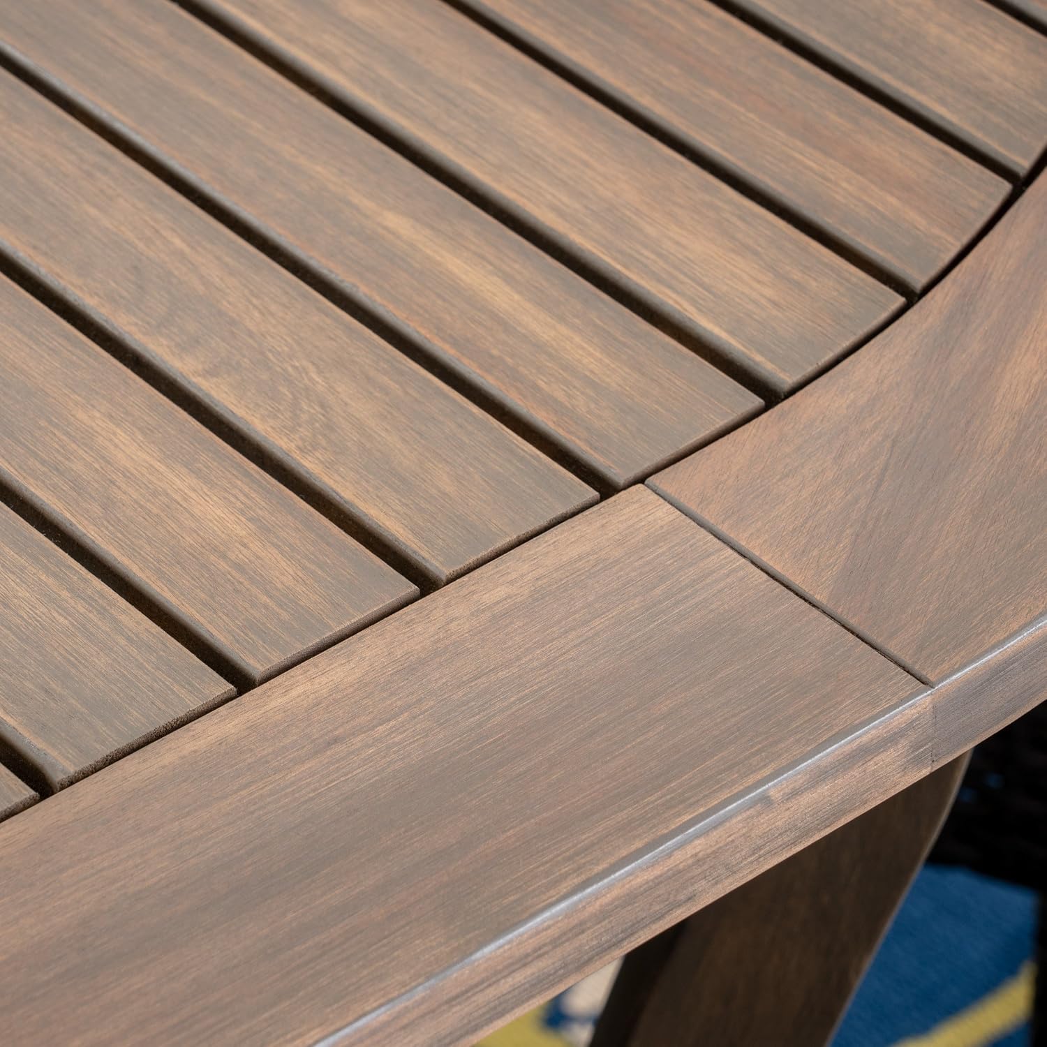 Christopher Knight Home Great Deal Furniture Christopher Knight Home Baia Outdoor Acacia Wood 70' Oval Dining Table, Gray Finish