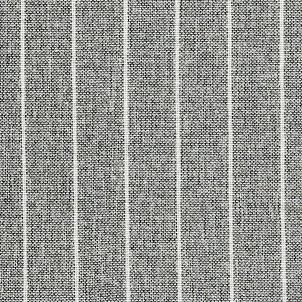 HomePop Upholstered Wood Apron Dining Chair - Light Gray Stripe (Set of 2)