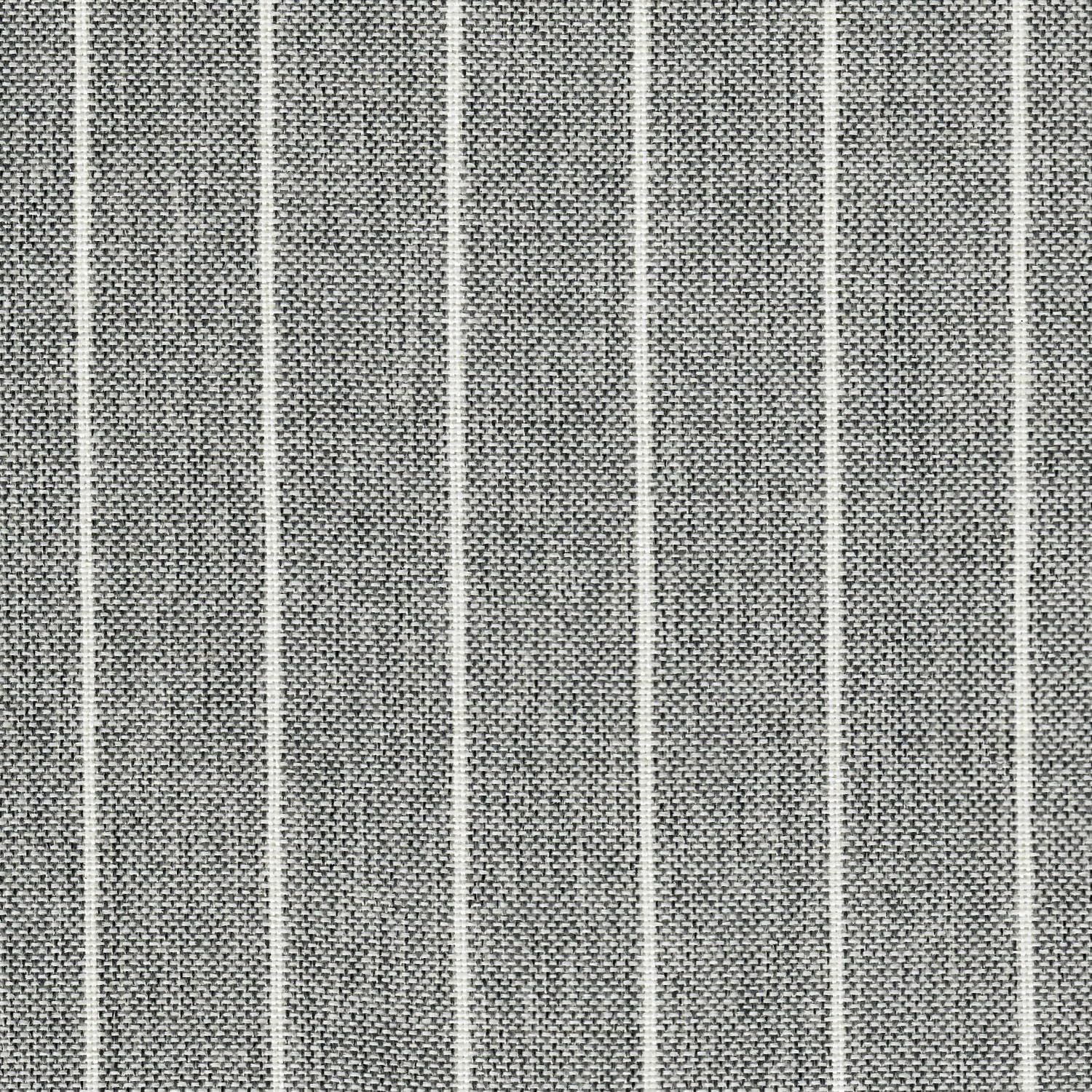 HomePop Upholstered Wood Apron Dining Chair - Light Gray Stripe (Set of 2)