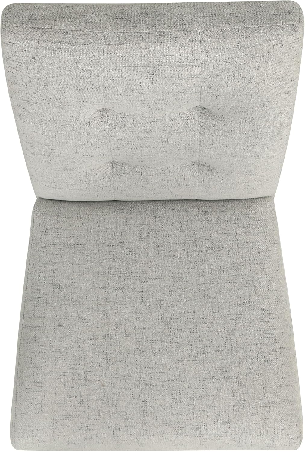 HomePop Button Tufted Fabric Dining Chairs - Slate Gray Woven (Set of 2)