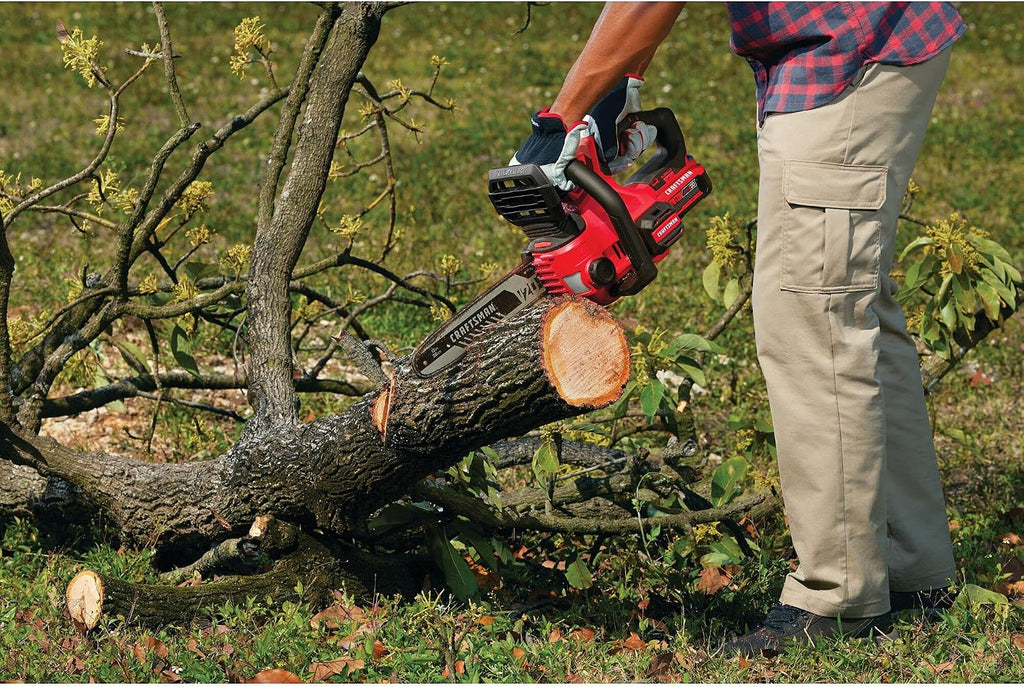 CRAFTSMAN V20 Mini Chainsaw, Cordless, 12 inch, Bare Tool Only (CMCCS620B)