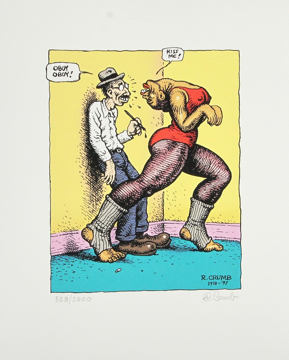 The R. Crumb Coffee Table Art Book - Deluxe Slipcased with Signed Print