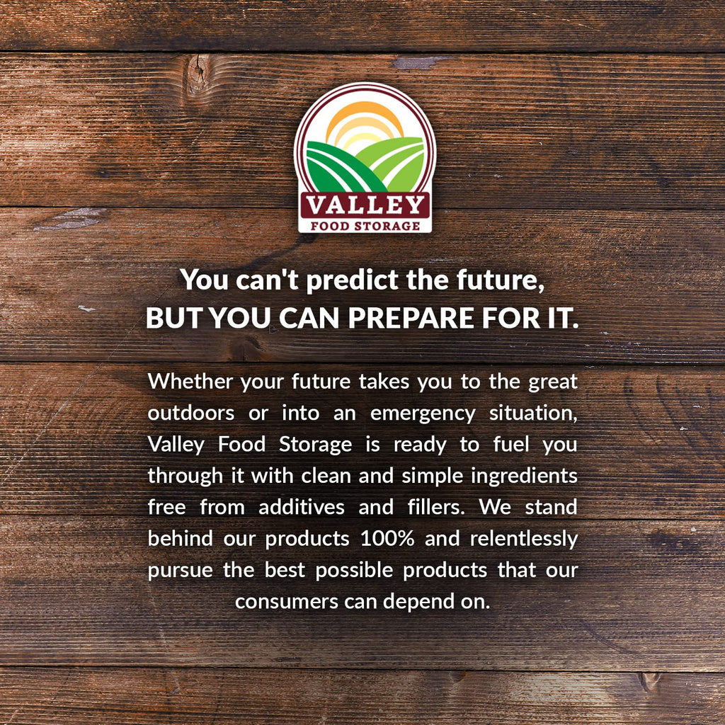 Valley Food Storage Freeze Dried Fruit & Vegetable Bucket | 12 Pouches Variety Pack | Non-GMO Premium Emergency Food Supply, 25 Year Shelf Life | Prepper Food Supplies for Camping & Long-Term Storage