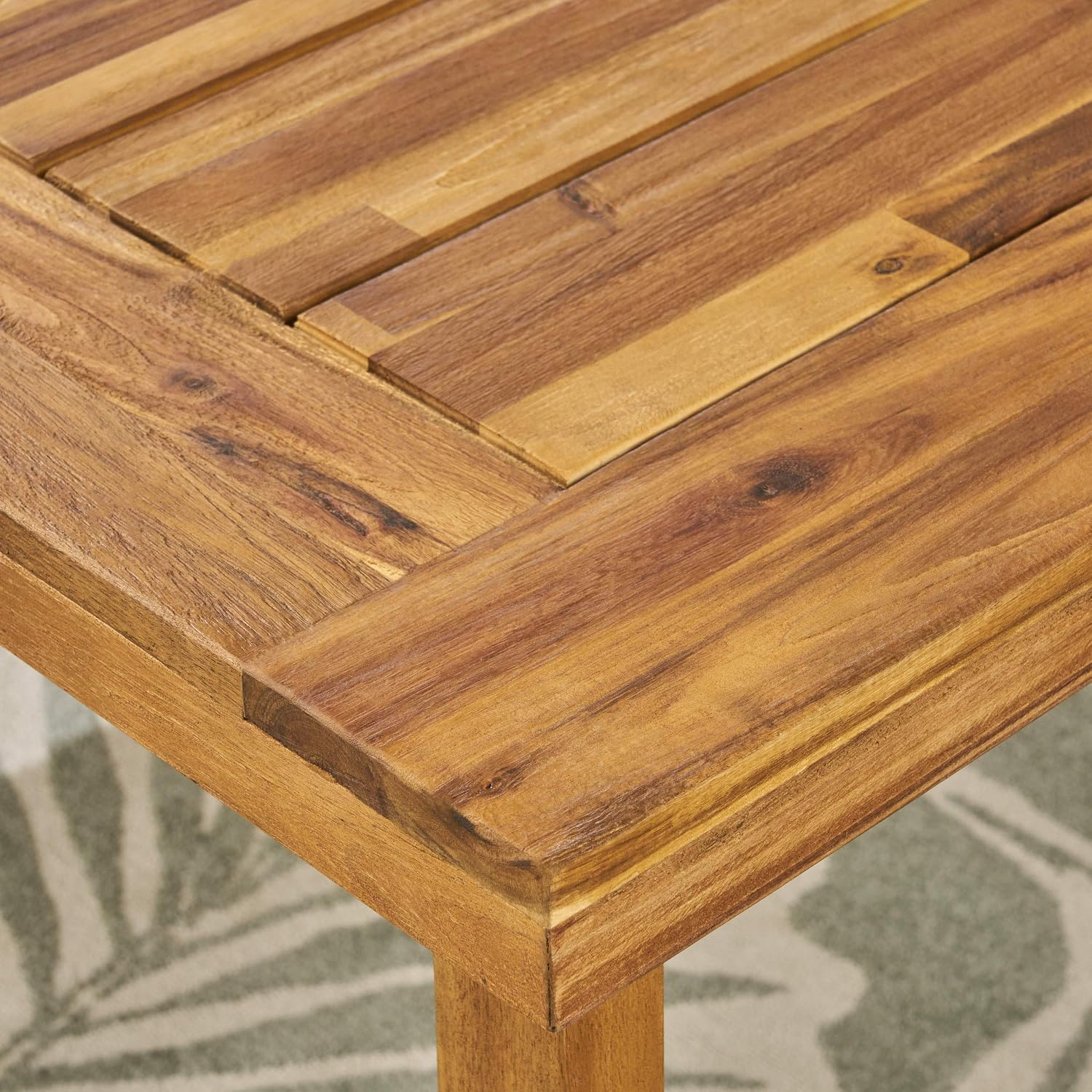Christopher Knight Home Ann Outdoor 69' Acacia Wood Dining Table, Sandblast Natural Finish