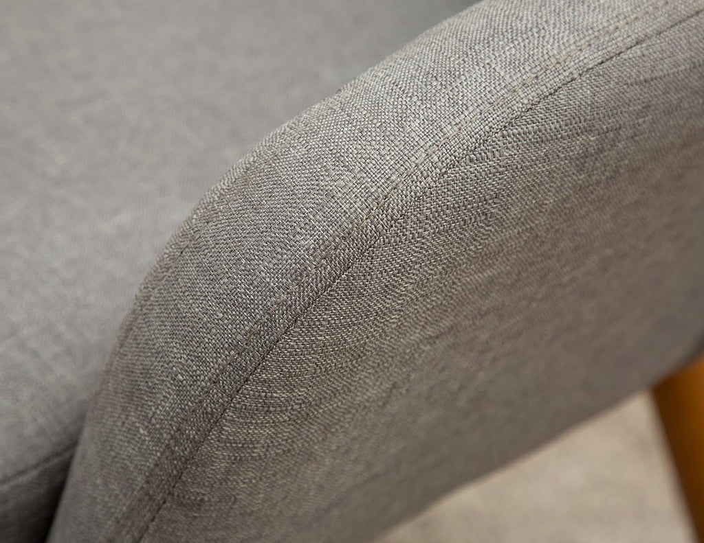 Roundhill Furniture Tuchico Contemporary Fabric Accent Chair,Arm Rest, Gray
