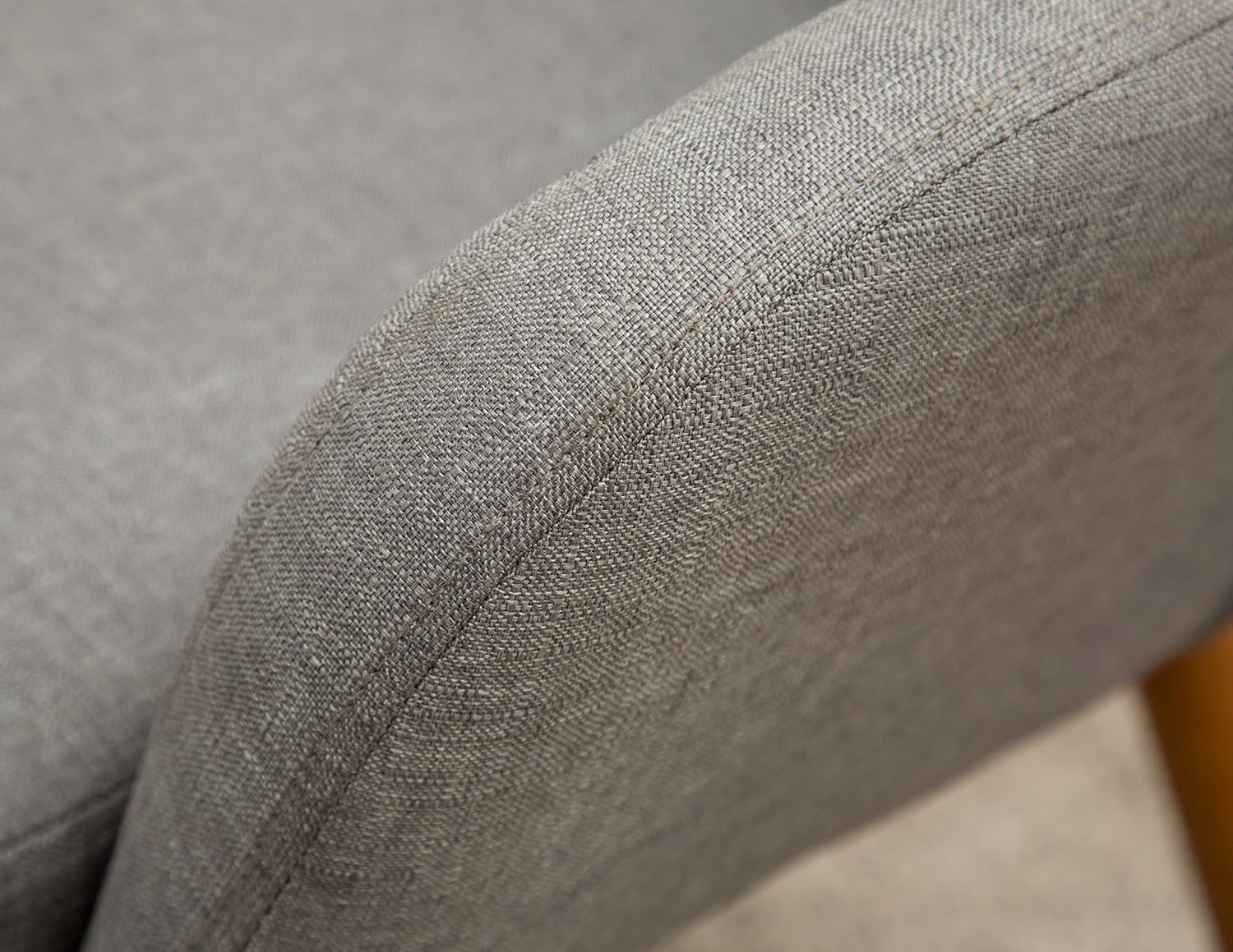 Roundhill Furniture Tuchico Contemporary Fabric Accent Chair,Arm Rest, Gray