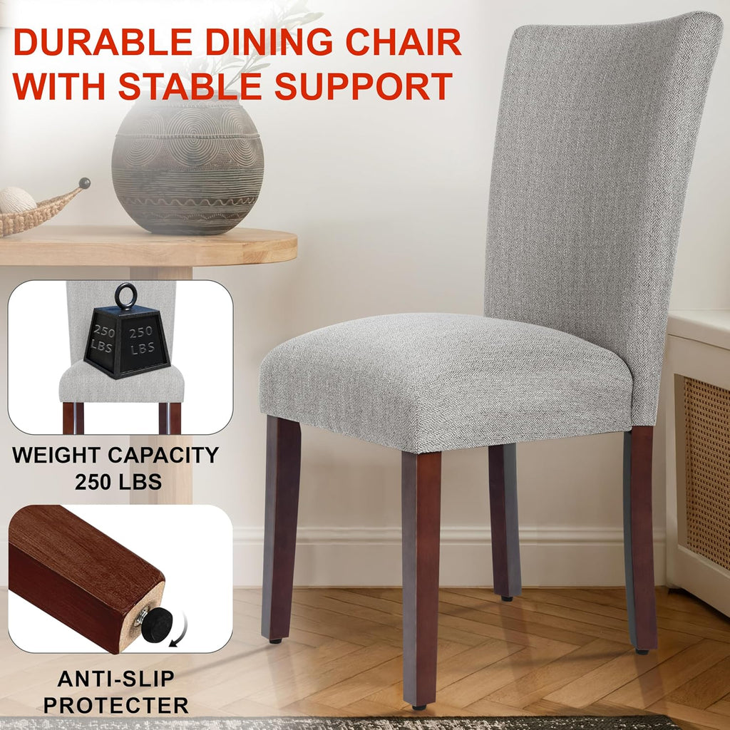 HomePop Classic Parsons Dining Chair - Light Gray (Single Pack)