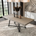 Furniture of America Lestara Modern Solid Wood 84-inch Rectangle Dining Table with Trestle Base, Seats up to 6, Easy Assembly, for Home, Kitchen, Living Room, Black