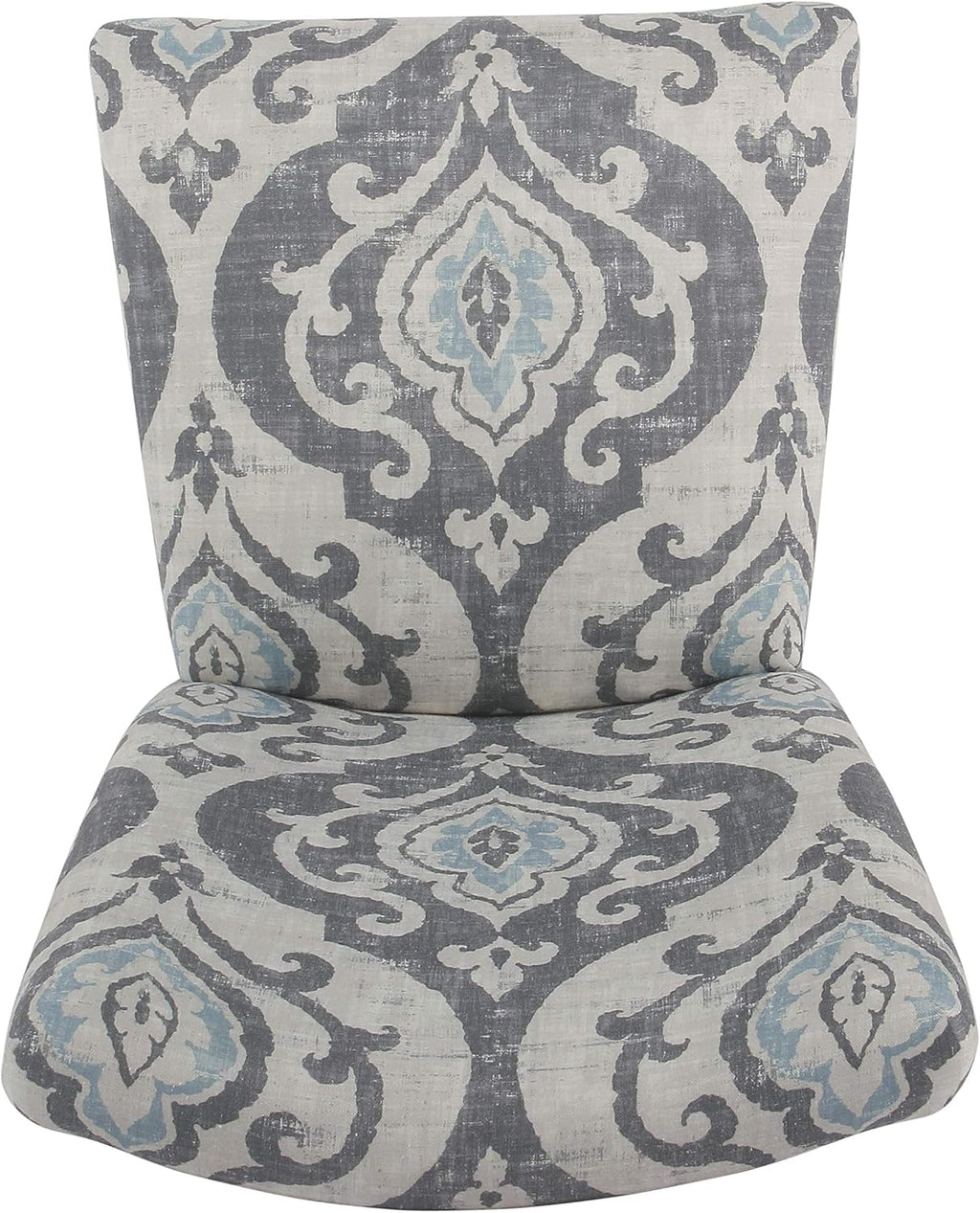 HomePop Parsons Classic Upholstered Accent Dining Chair, Set of 2, Suri Blue