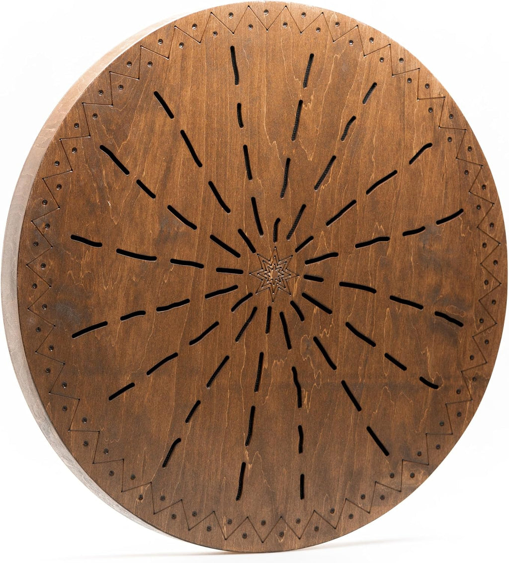 Water-Fall Disc — Wooden Ocean Drum, Geyser, 19.5' (50 cm) | Deep Ocean Waves & Waterfall Sound for Sound Bath, Meditation & Sleep | No Bag