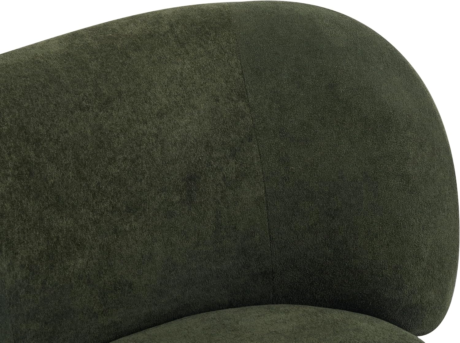 Christopher Knight Home Lily Wingback Accent Chair, Fabric Upholstered Club Chair, Solid Wood Single Lounge Sofa, Comfy Reading Chair for Living Room, Olive Green
