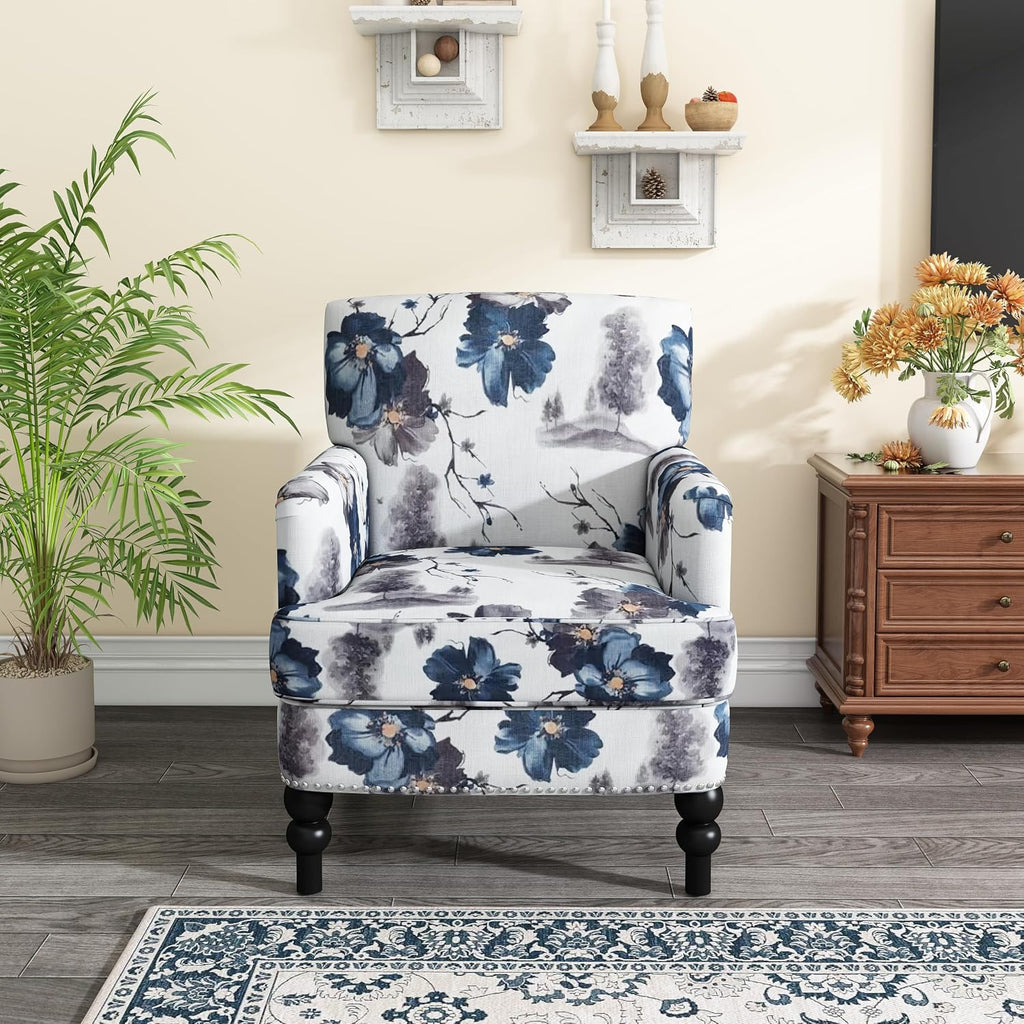 Christopher Knight Home Boaz Fabric Club Chair - Floral Print