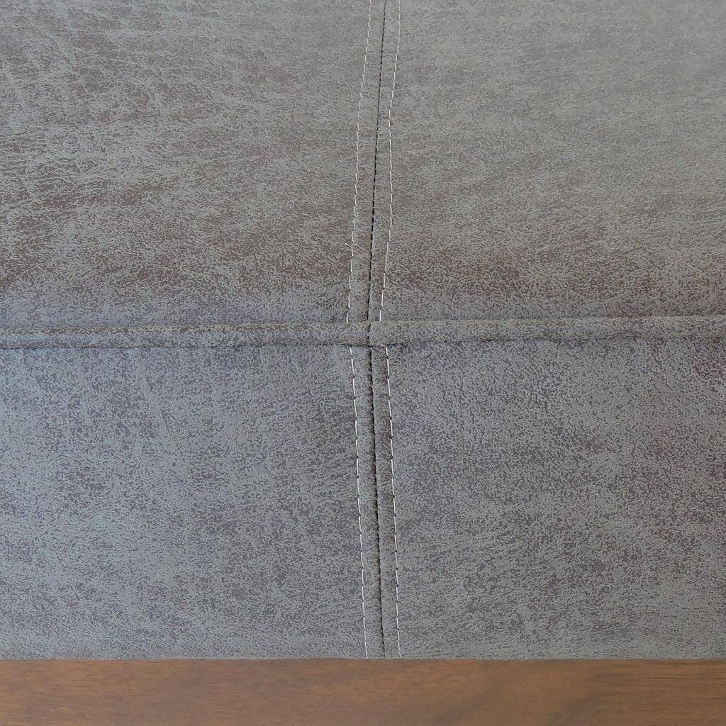Christopher Knight Home Hillman Cocktail Ottoman, Slate + Walnut
