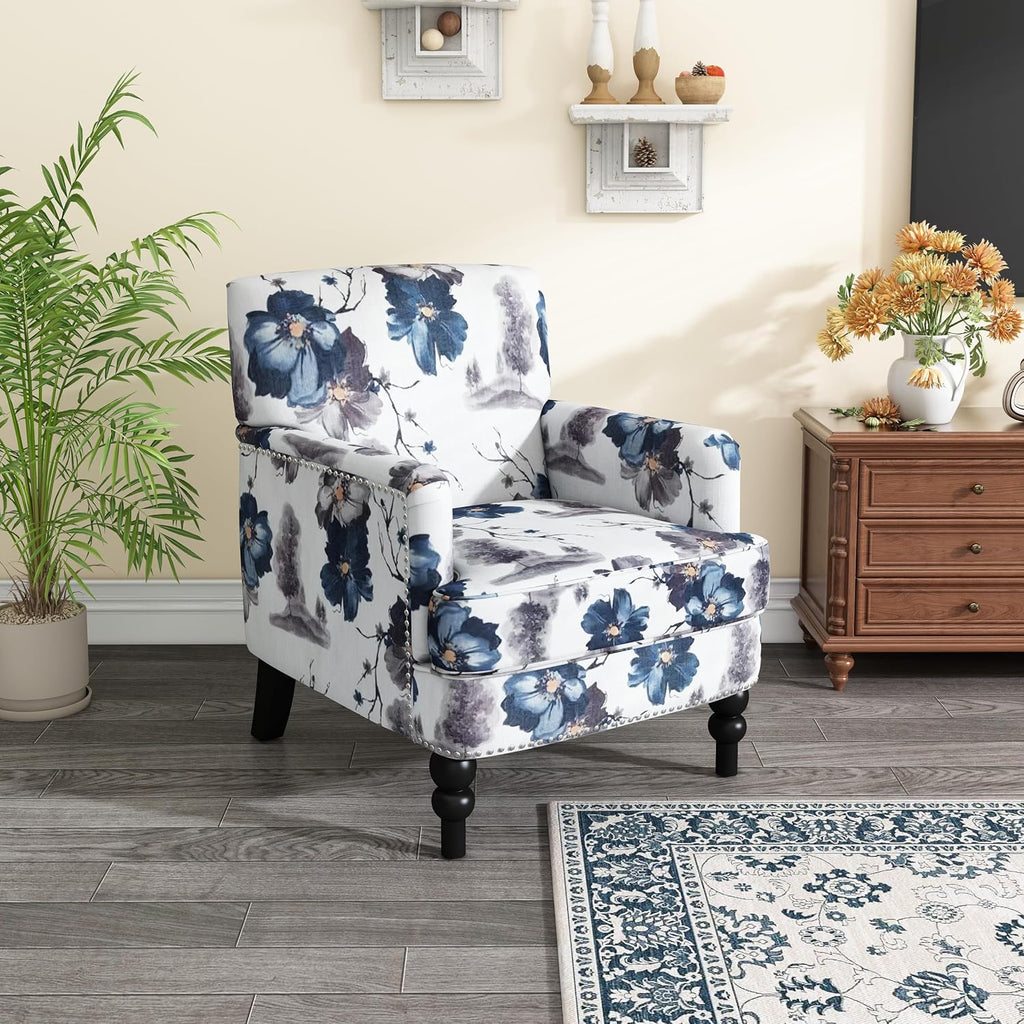 Christopher Knight Home Boaz Fabric Club Chair - Floral Print