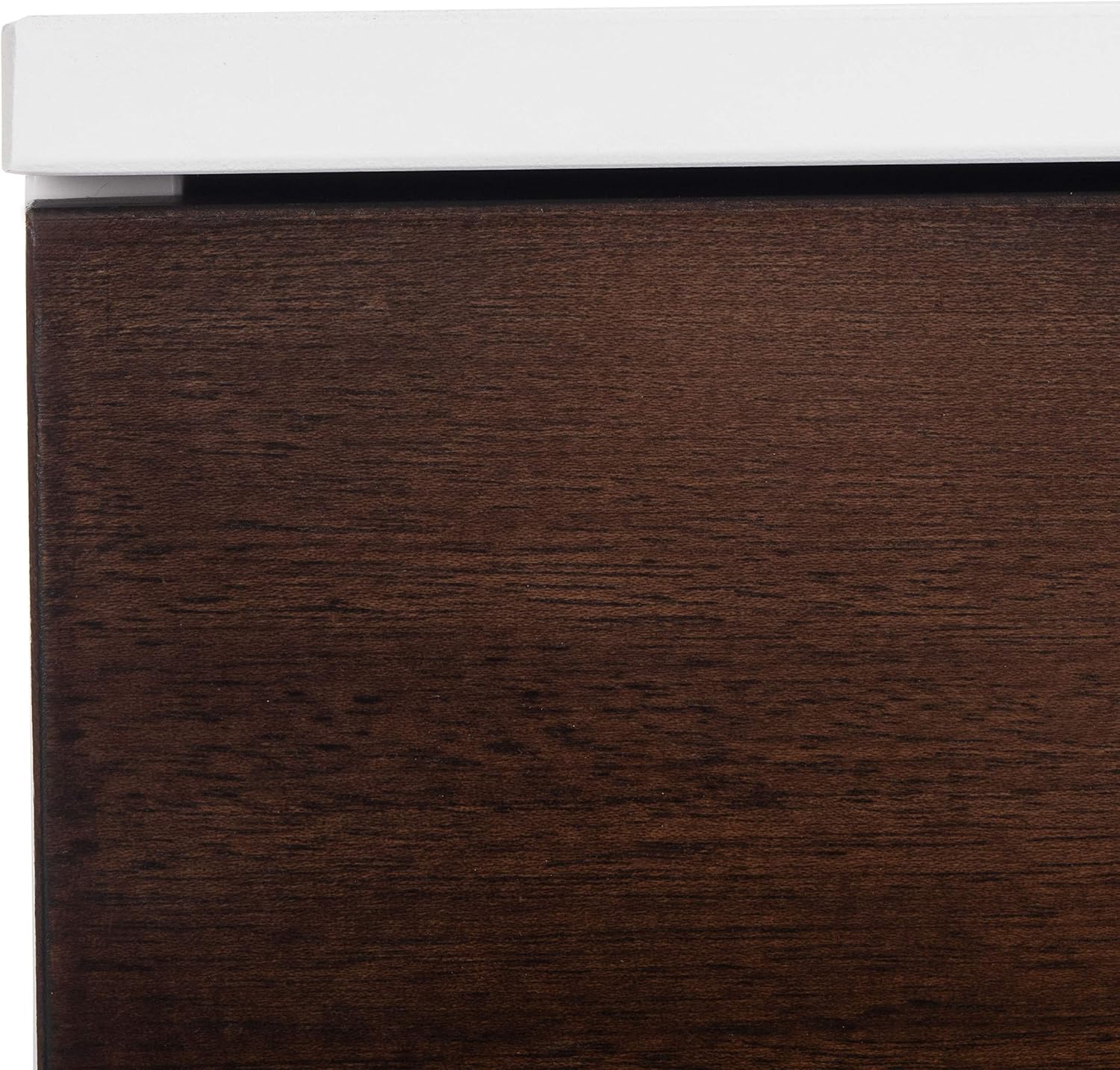 Safavieh Home Genevieve Modern Walnut and White Mahogany 2-drawer Nightstand