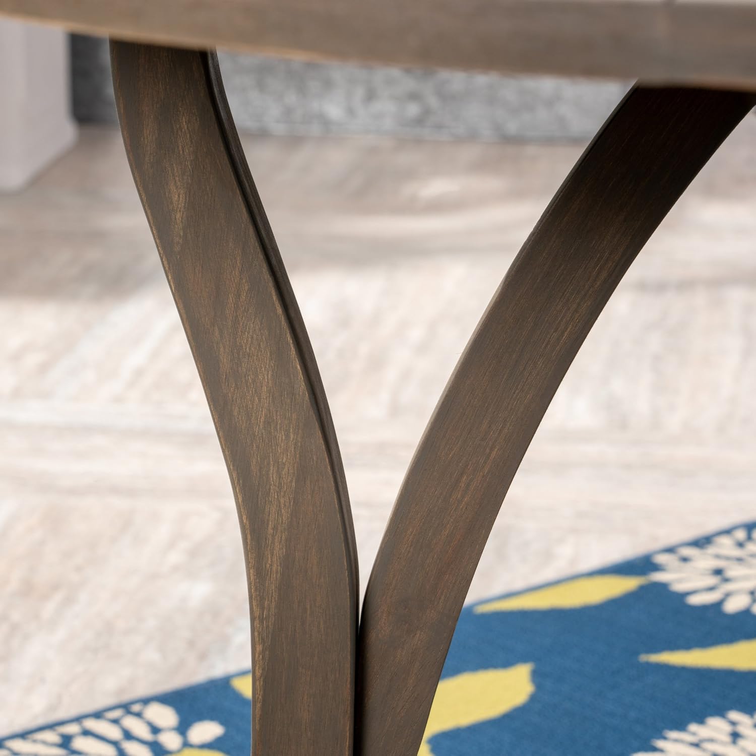 Christopher Knight Home Great Deal Furniture Christopher Knight Home Baia Outdoor Acacia Wood 70' Oval Dining Table, Gray Finish