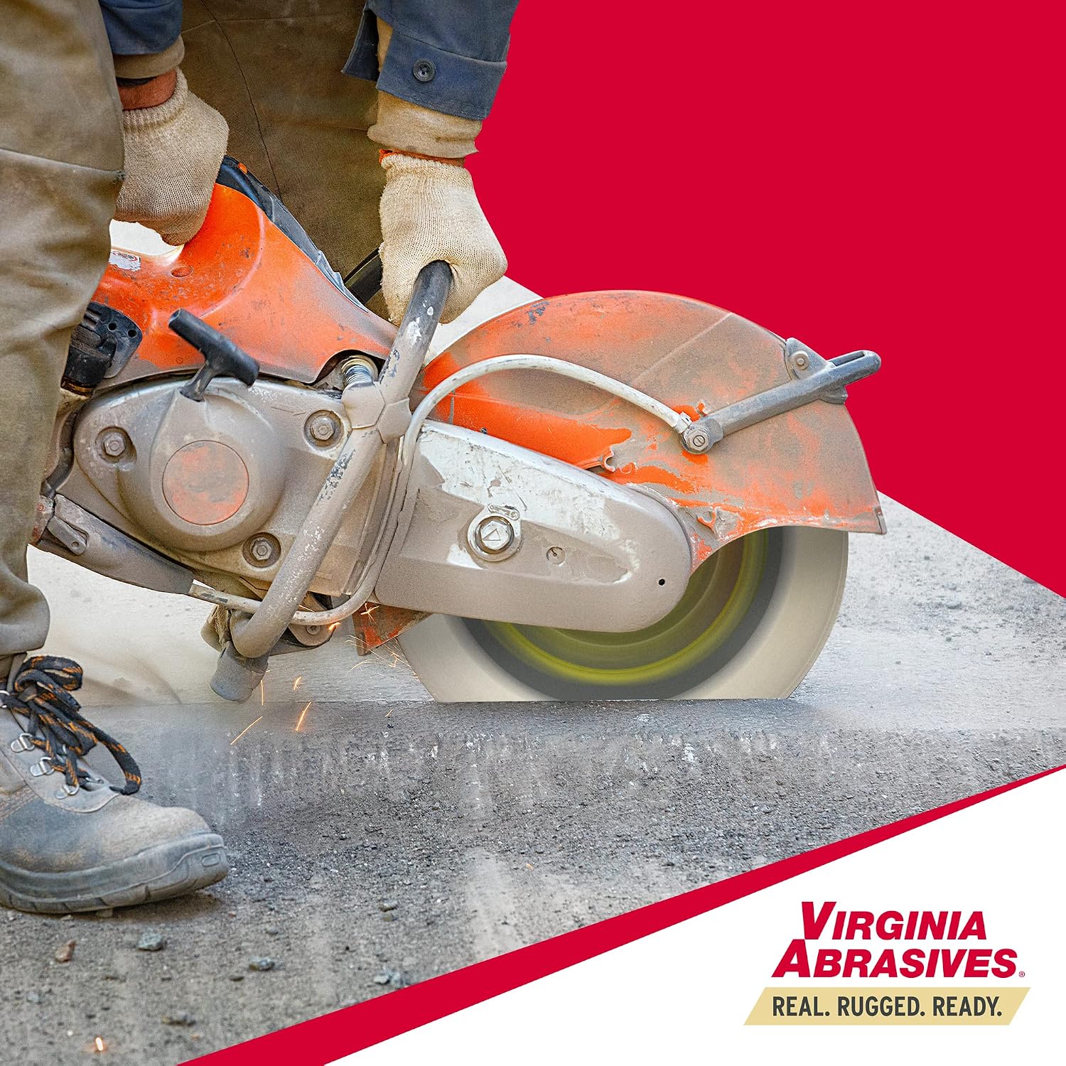 Virginia Abrasives 425-06264 - 1pc 18' Pro-Cut Multi-Purpose High Speed Diamond Blade - Wet/Dry Cutter - High-Speed Performance Tool (18' x .125' x 1'/20mm) - Ideal for Concrete, and Asphalt