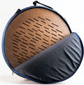 Water-Fall Disc — Wooden Ocean Drum, Storm, 19.5' (50 cm) | Deep Ocean Waves & Waterfall Sound for Sound Bath, Meditation & Sleep | With Protective Bag