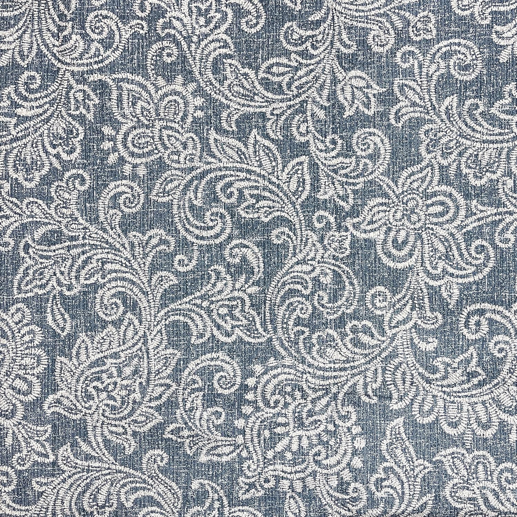 HomePop Classic Parsons Dining Chair -Denim Jacobean Print (Set of 2)