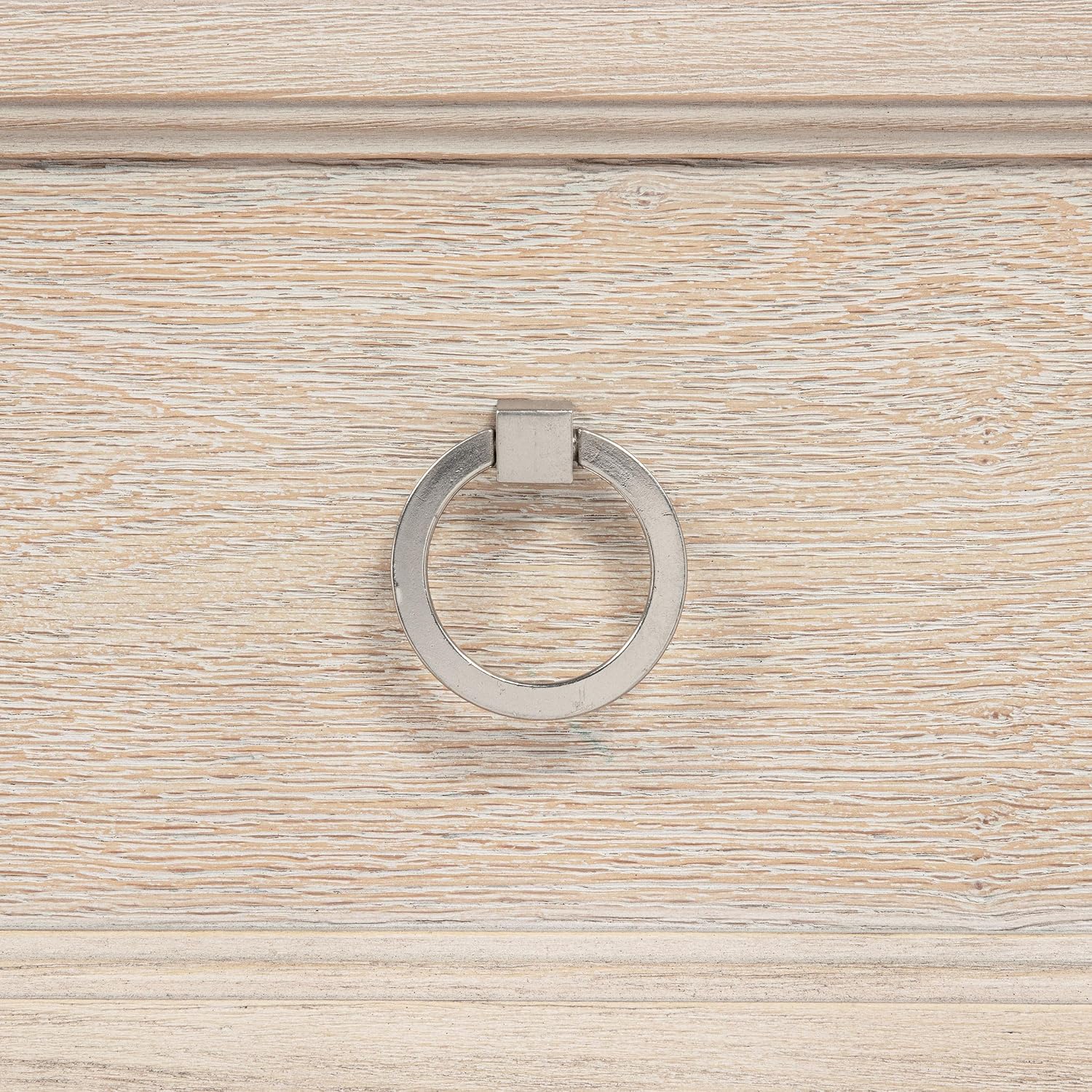 Coaster Home Furnishings - Pembroke - Wood - 2-Drawer Nightstand with Ring Pulls, Stepped Trim, Cable Access and Wood Grain Detail - Bedroom - Washed Oak - 215922